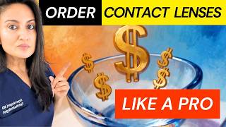 Save Money When You Order Contacts Online Like A Pro | #contactlenses #eyedoctor #eyehealth