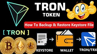 How To Backup & Restore Keystore File Of Tron Wallet | TRX screenshot 3