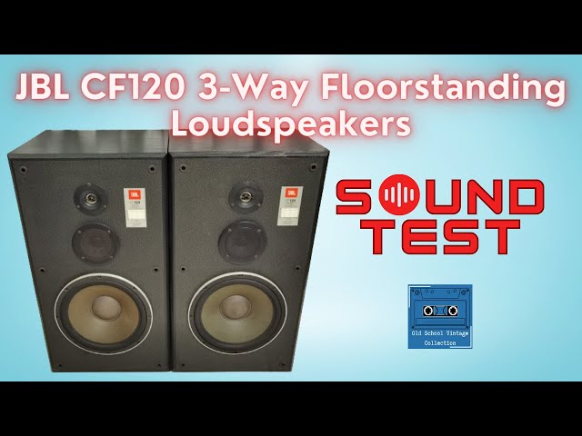 JBL CF120 Loudspeaker Sound Test - YouTube