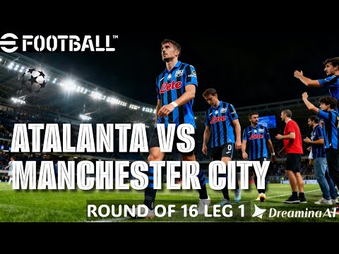 arenawin x asbaktoto - E FOOTBALL 26 I ATALANTA VS MANCHESTER CITY I CHAMPIONS LEAGUE 25/26 I ROUND OF 16 LEG 1 I PES 2013