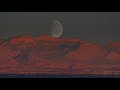 Mt Charleston Sunrise &amp; Moon Composite
