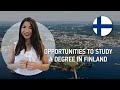 Opportunities to study a degree in Finland