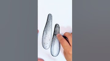 How to draw cucumber | satisfying Art #drawing #shorts