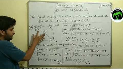 Chapter-7 (coordinate geometry) , exercise-7.4(optional),( Q.3)