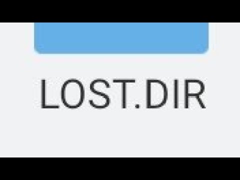 Видео: Где Lost.dir Android?