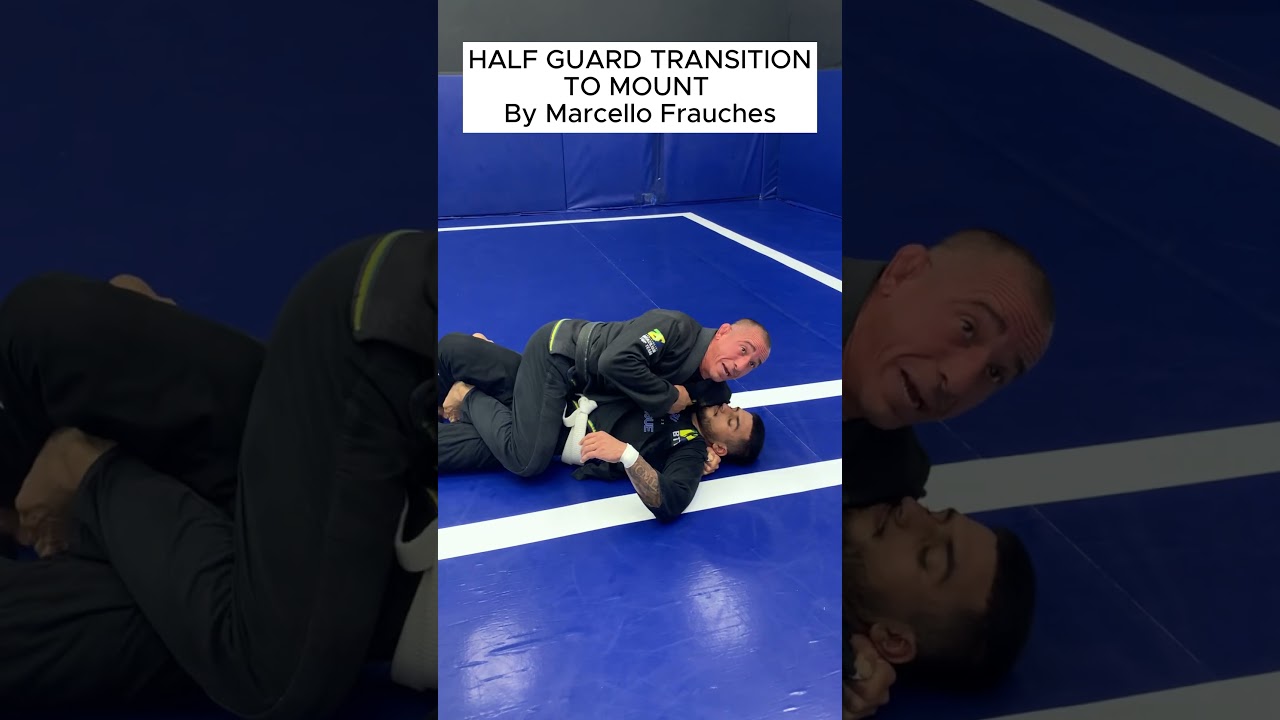 HALF GUARD TRANSITION TO MOUNT