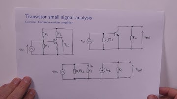 Transistor Small Signal Analysis