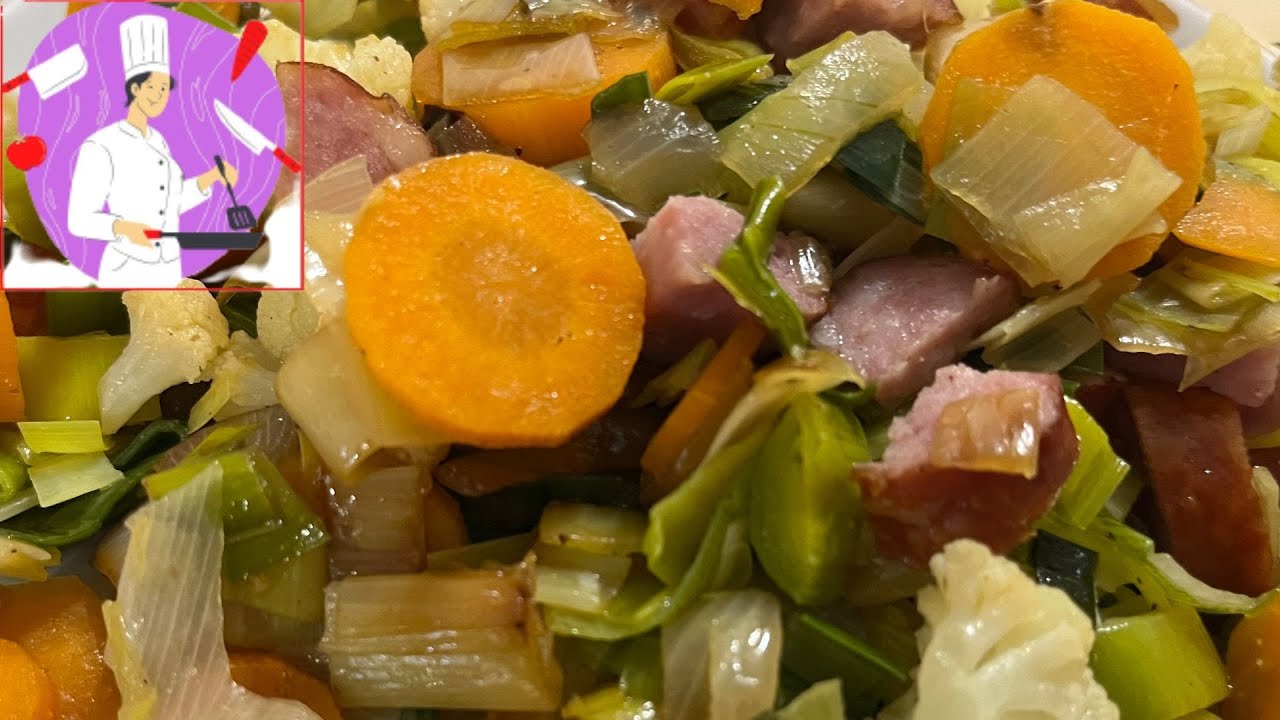 Recette Facile de Poêlée de Légumes Paysanne - YouTube