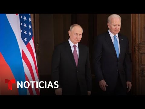 Así fue la reunión entre Joe Biden y Vladimir Putin en Suiza | Noticias Telemundo