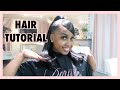 "SWOOP BANG" HALF UP/ HALF DOWN || HAIR TUTORIAL!!