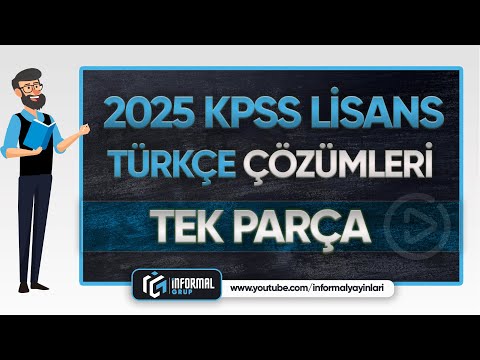 2025 KPSS Lisans Türkçe Soruları ve Çözümleri | TEK PARÇA