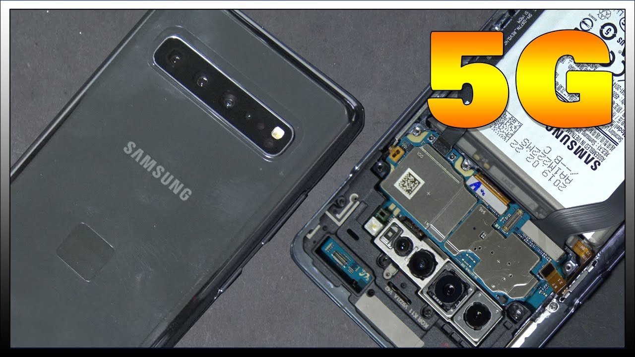 Samsung не озаботилась ремонтопригодностью Galaxy S10 5G. Фото.