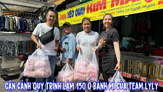 🟢Cận cảnh quy trình 150 ổ bánh mì heo quay phát tâm từ team LYLY