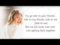 Taylor Swift - We Are Never Ever Getting Back Together [Lyrics]