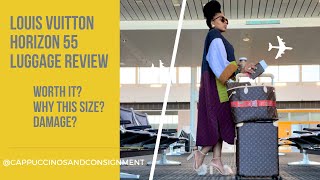 LOUIS VUITTON SUITCASE 5 YEAR REVIEW: HORIZON 55 ROLLING LUGGAGE