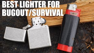 Which Lighter for Survival? Zippo Vs BIC.