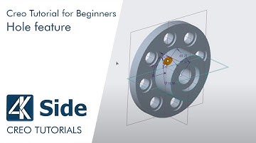 PTC Creo 4.0 tutorial: How to create Hole feature