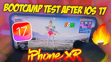 🔥iPhone XR Bootcamp Test after iOS 17 | 96 Players = Lag?😳
