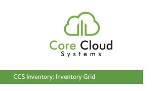 Celebrity CCS How To: The Inventory Grid in CCS Inv Profile