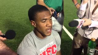 Evan Spencer on his "wipe the floor" comment