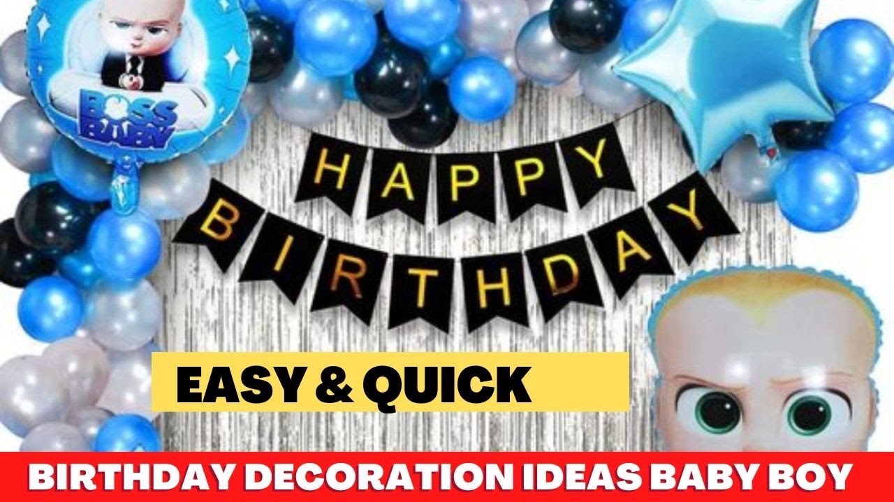 Boss Baby Theme Birthday Decoration Ideas At Home Balloons You boss-baby-theme-birthday-decoration-ideas-at-home-balloons-you