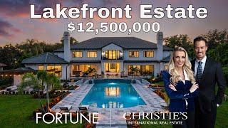 Inside a $12M Lakefront Estate - Luxury Living at its finest! (570 Manor Rd.)