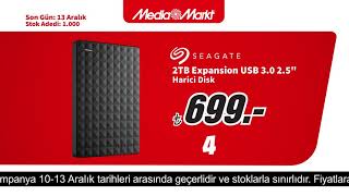 Sepet Dolusu Fırsatlar MediaMarkt’ta I Seagate 2TB Expansion Harici Hard Disk I 699 TL