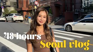 48 hours in SEOUL VLOG 🇰🇷 colour test, scalp care, facial