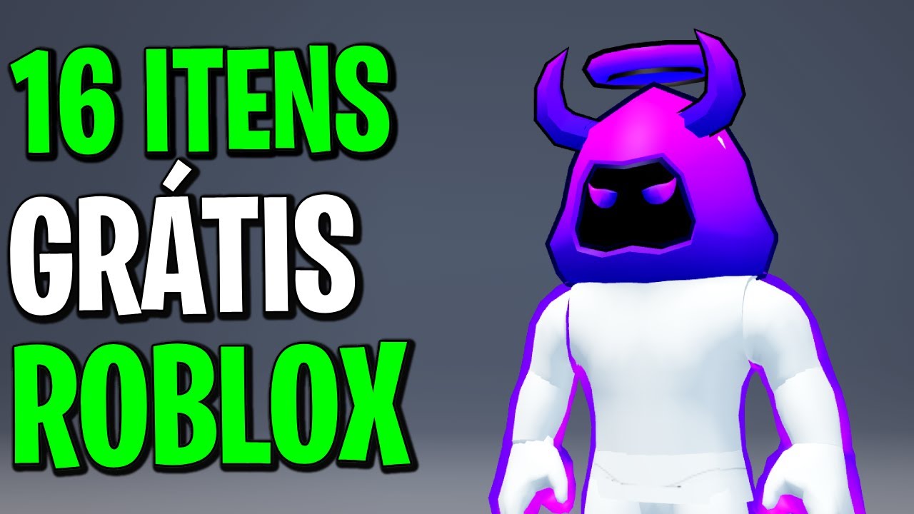 COMO PEGAR 16 ITEM GRÁTIS NO ROBLOX! 