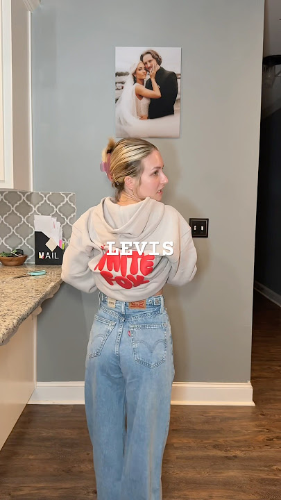 I’m just gonna have to get them hemmed 🤷🏼‍♀️ #jeans #levis #outfits #tryonhaul #foryoupage