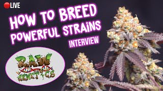🔴 LIVE Q&A Cannabis Breeding with Brad creator of RAW Genetics (Georgia Pie & Strawberry Fritter)