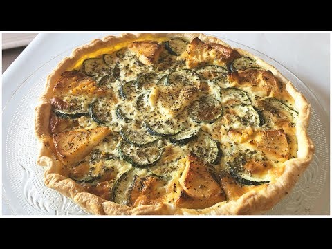 ❥-quiche-estivale-courgette-&-vache-qui-rit.-(-recette-express-)