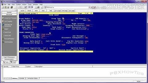 Avaya how to use Analog trunks config