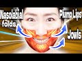 World’s Fastest Way to Remove Nasolabial Folds and Jowls and Make Plump Lips