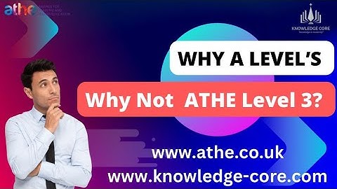 Why A Levels and Not ATHE Level 3?