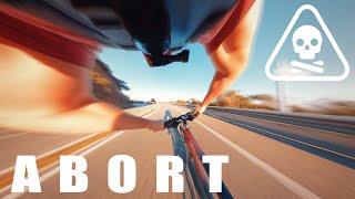 DEATH WOBBLES - Descent / Speed / Road Bike / Cycling / POV / Ride / Downhill / Traffic / Street