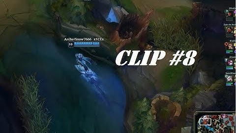 League Of Legends Clips 8: Taliyah Ult Save