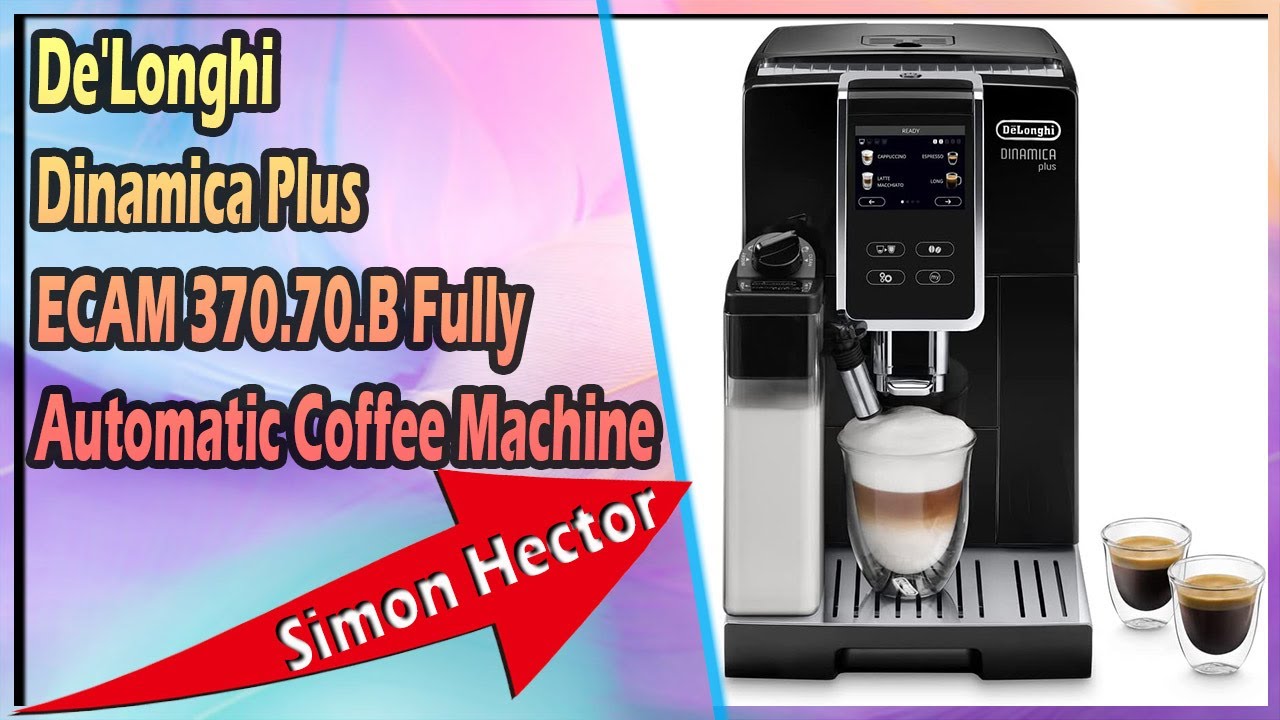 De Longhi ECAM 370.70.B Dinamica Plus Automatic coffee machine - black
