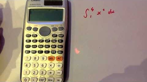 Definite Integral - Casio fx-991ES