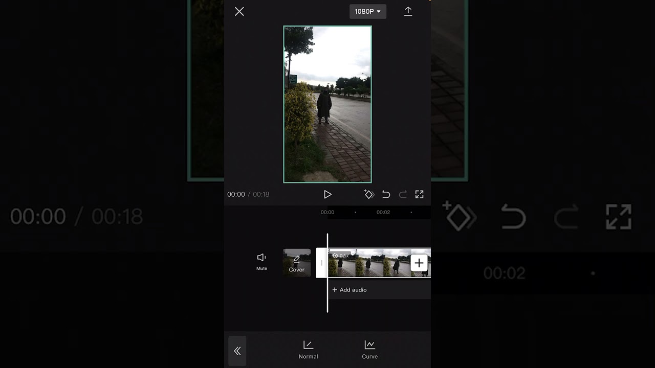 How to create smooth slow-motion effects using CapCut app on your mobile device. 📱🤳