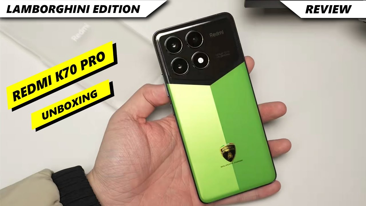 Xiaomi Redmi K70 Pro Lamborghini Custom Edition Unboxing, Price in UK, Review