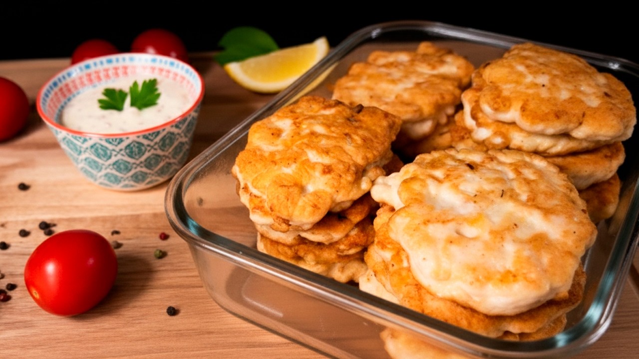 How To Make Chicken Fritters - Juicy Chicken Patties