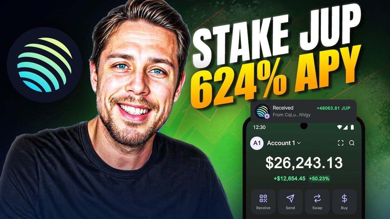 624% APY Jupiter Staking 🚀 How to Stake JUP on Jupiter