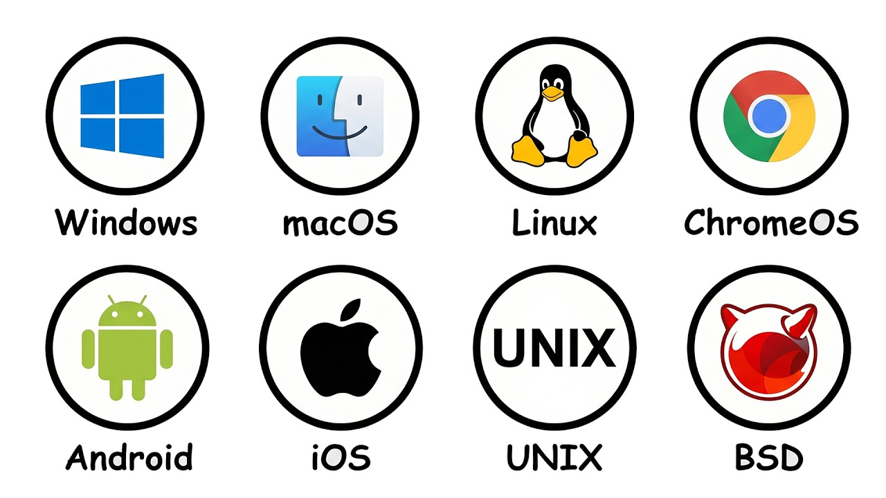 Every Operating System Explained in 12 Minutes - YouTube