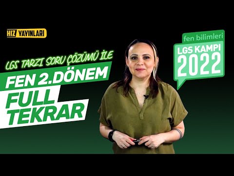 TEST İLE TEKRAR ET! 8. Sınıf Fen 2. Dönem Full Tekrar (LGS Tarzı Soru Çözümü ile Konu Tekrarı) 2022