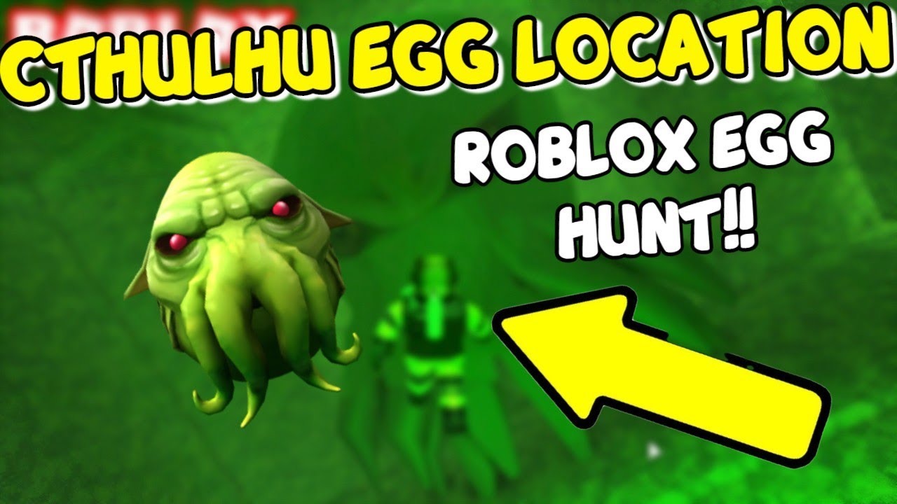 Cthulhu Egg Location Tutorial Roblox Egg Hunt 2020 Youtube - cthulhu roblox