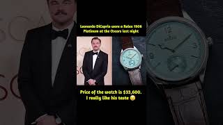 Everyone was looking at the mustache, but the real star was that Rolex 1908 in platinum. That ice