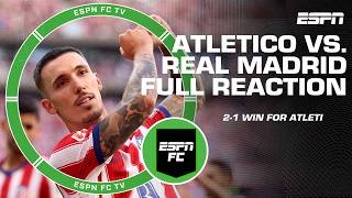 Atlético Madrid vs. Real Madrid FULL REACTION + Jan Oblak interview! | ESPN FC