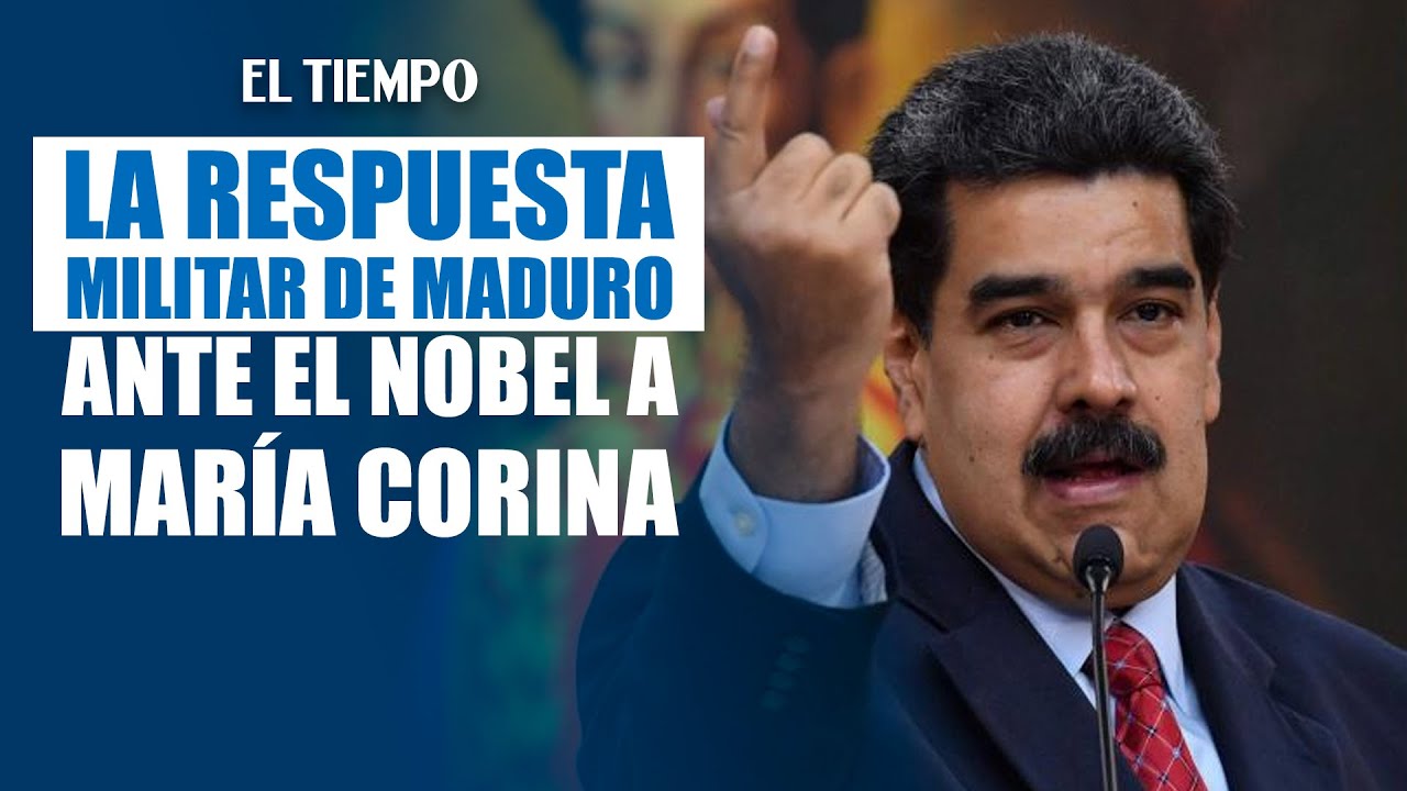 Maduro le dice "bruja demoníaca" a María Corina Machado tras Nobel de la Paz