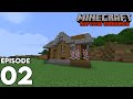 Membuat Rumah Pertama - Minecraft Survival Indonesia Episode 02 ( HMCL-PE )
